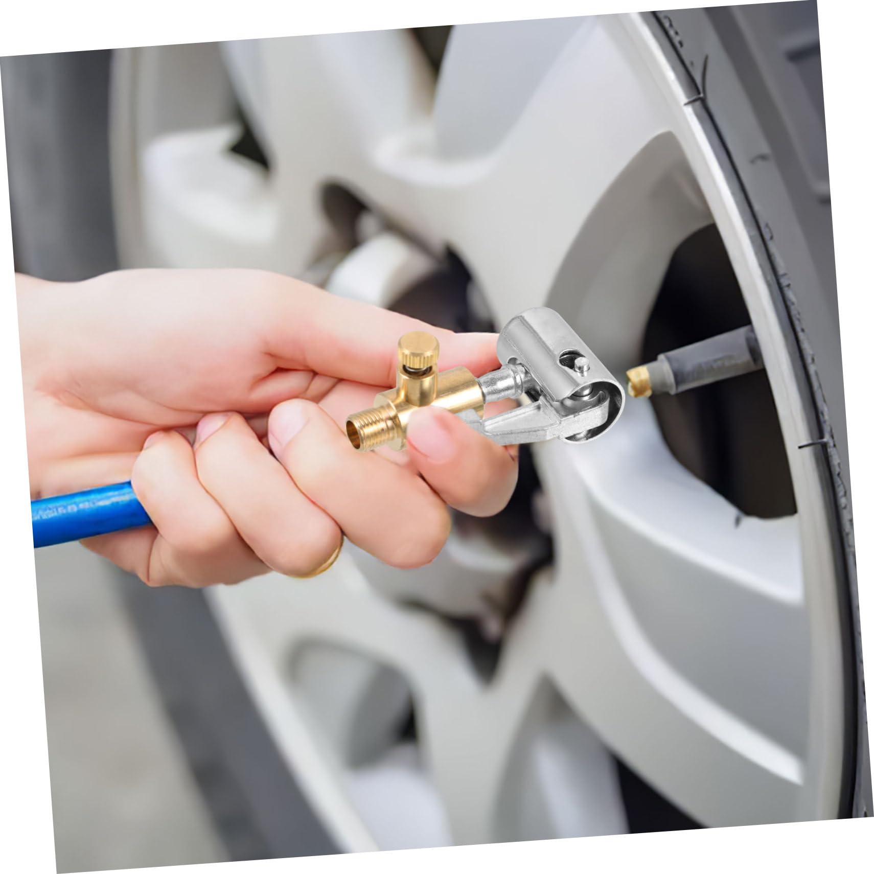 HAPINARY 2pcs Threaded Tire Chuck Adapter for Car Tire Inflator Durable Air Chuck for Efficient Inflation Essential Air Pump Accessory