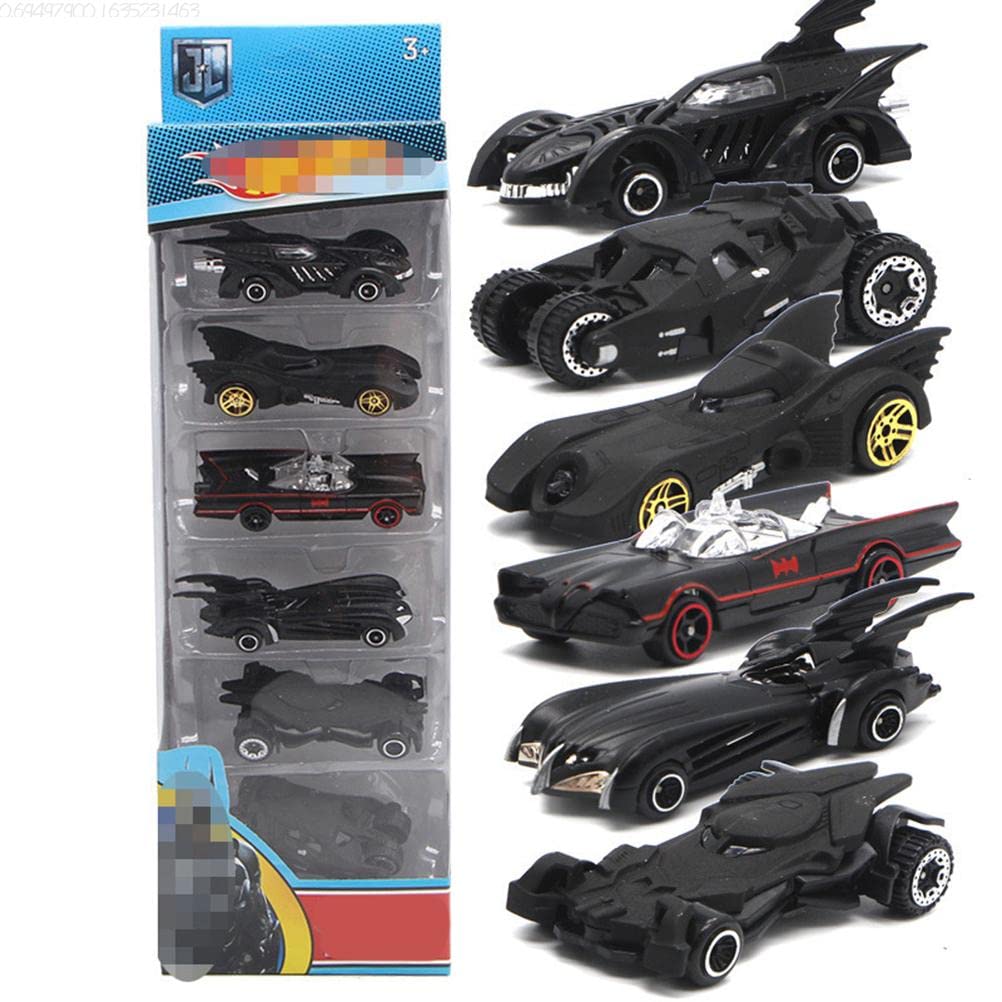 6 Pcs Run Car 1:64 Alloy Mini Model Car Truck Children Birthday Gifts Toys Wheels Variety Fun Vehicles for Collectors Boys Kids 3 Years Old & Up