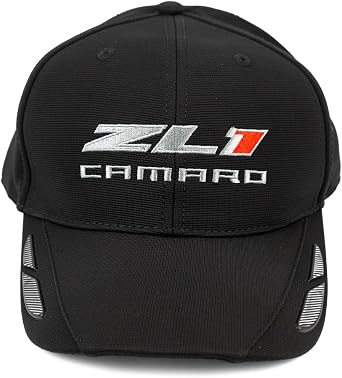 Camaro ZL1 Black Hat with Embroided Logos