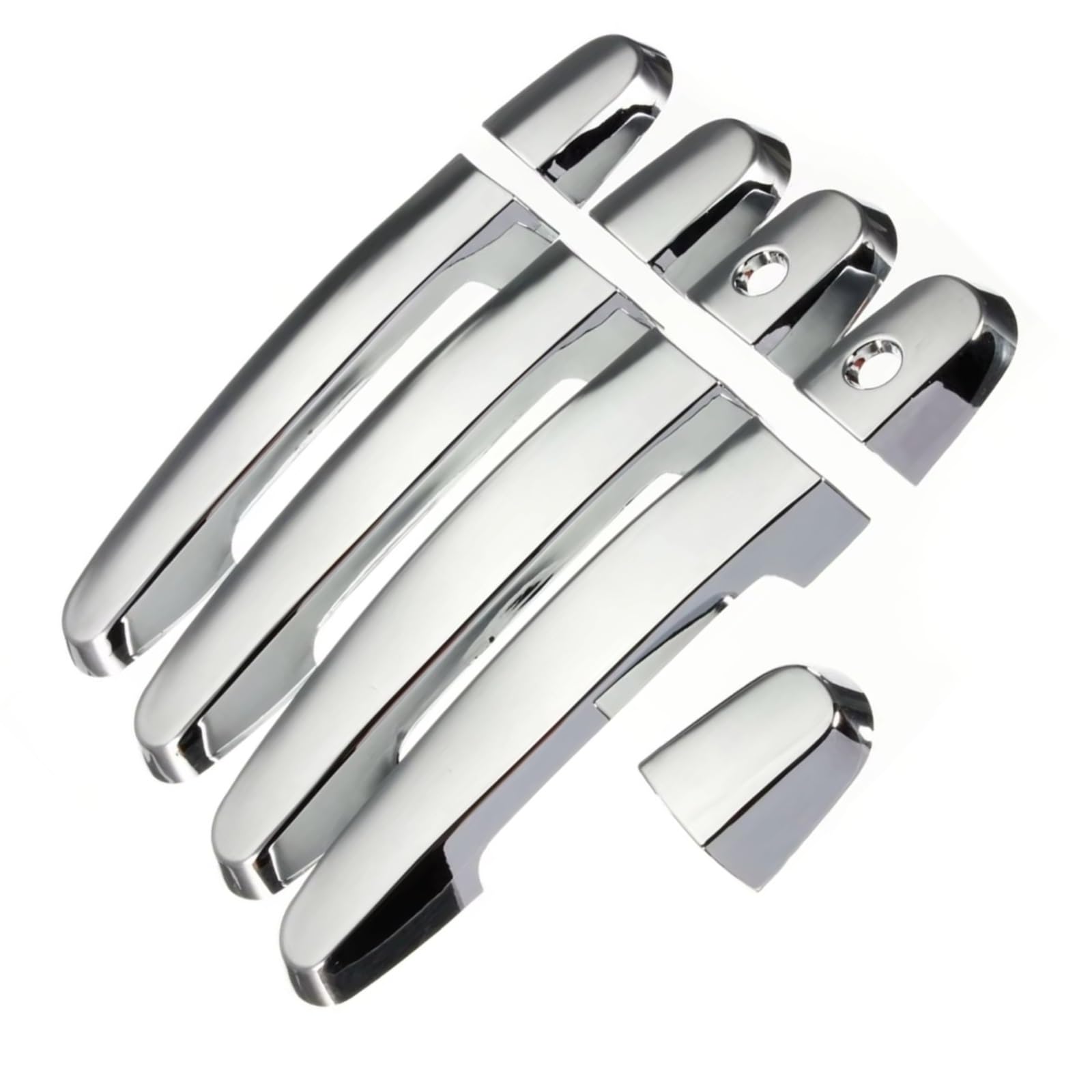 Cewsuio One Color Door Handle End Caps Compatible With Lexus For Gx 470 2003-2009 For Rx 330/350 2004-2009 Car Door Handle Covers Exterior Parts Chrome Accessories