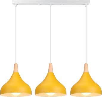 Lampadario Industriale E27 IDEGU | Diametro 36 Cm Vintage Rame Ruggine Per Cucina E Soggiorno
