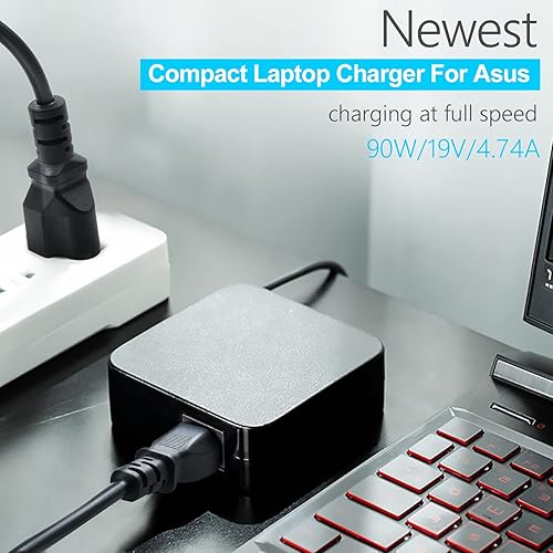 Miniatura 2 de 90W Laptop Charger, Compatible with Asus Q524 Q524U Q534 Q534U Q524UQ 15.6" Touch-Screen