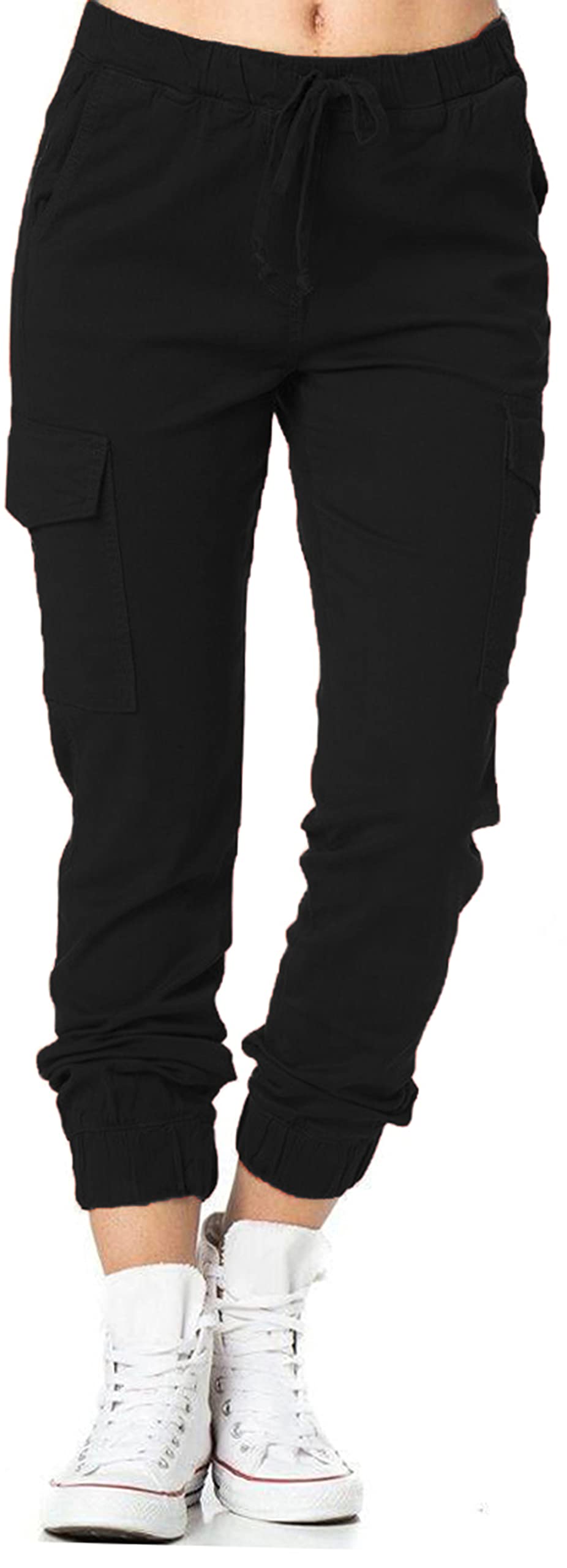 dockstreet Girls/Women Cargo Joggers in Pure Thick Hosiery Soft Cottonfor a Relaxed Feel/Multipurpose in Their use for Athletic, Casual, Everyday wear and Suitable for All Seasons-picture-33