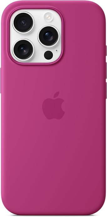 Apple iPhone 16 Pro Silicone Case with MagSafe - Fuchsia