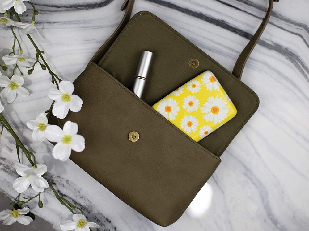 Monarque Armored Wallet Credit Card Case with RFID Data Theft Protection (Yellow Daisy) - Image 3