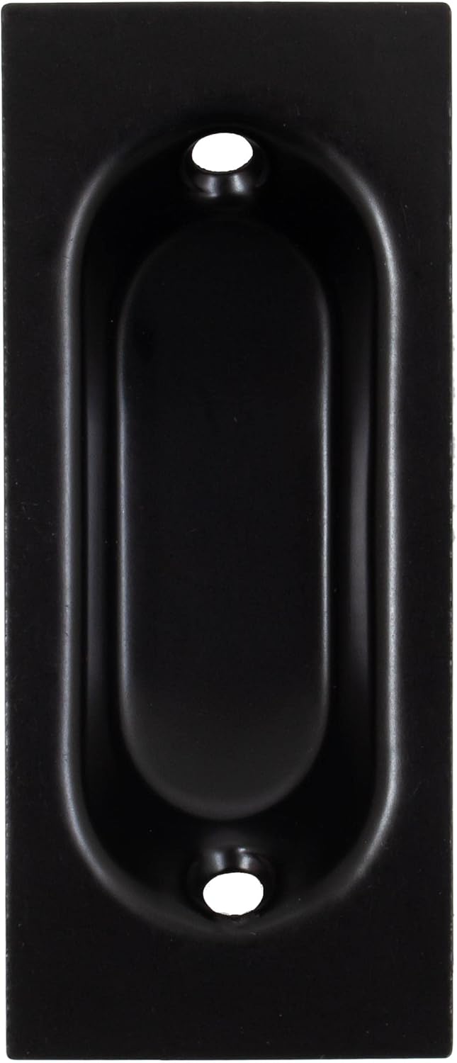 Stone Harbor Hardware Rectangular Flush Door Pull, 3-1/8" x 1-11/32" x 17/32", Vintage Bronze