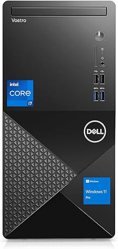 Dell Vostro 3000 Series 3910 Escritorio empresarial Intel Core i7-12700 32 GB de RAM SSD de 1 TB HDMI DP Teclado y mouse con cable Wi-Fi 6