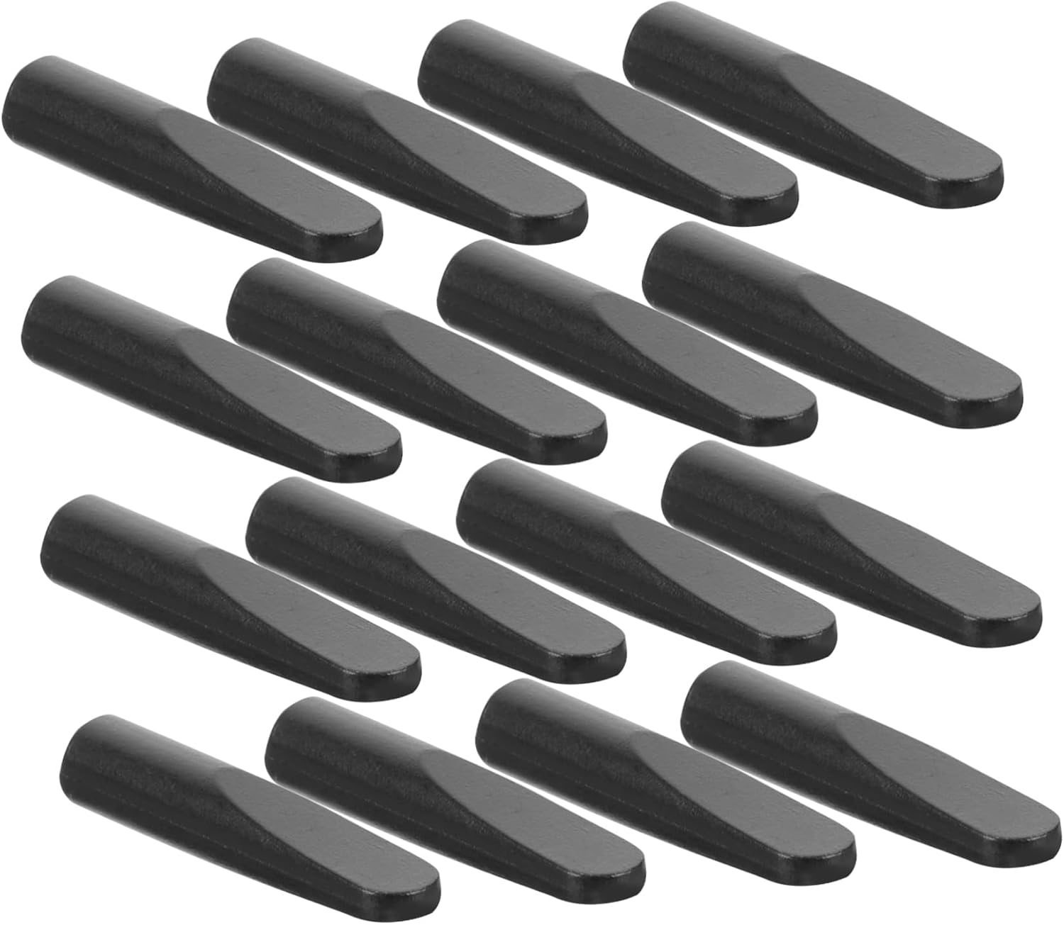 Didiseaon 50pcs Metal Shoelace Tips Durable Shoelace End Caps for DIY Repair Fit for Sneakers Hoodies and Lanyards Lightweight and Portable Design Black