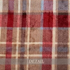 MERRYLIFE Throw Blanket Plaid Ultra Plush Soft Colorful Oversized Decorative Couch Travel Blanket 50 60 Love Urban