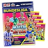 1 Starter (1 Sammelmappe + Sammlermagazin + XL-Spielfeld + 10 Karten + 4 Taktik-Karten + 1 limitierte + 1 Bundesliga Legenden Karte)