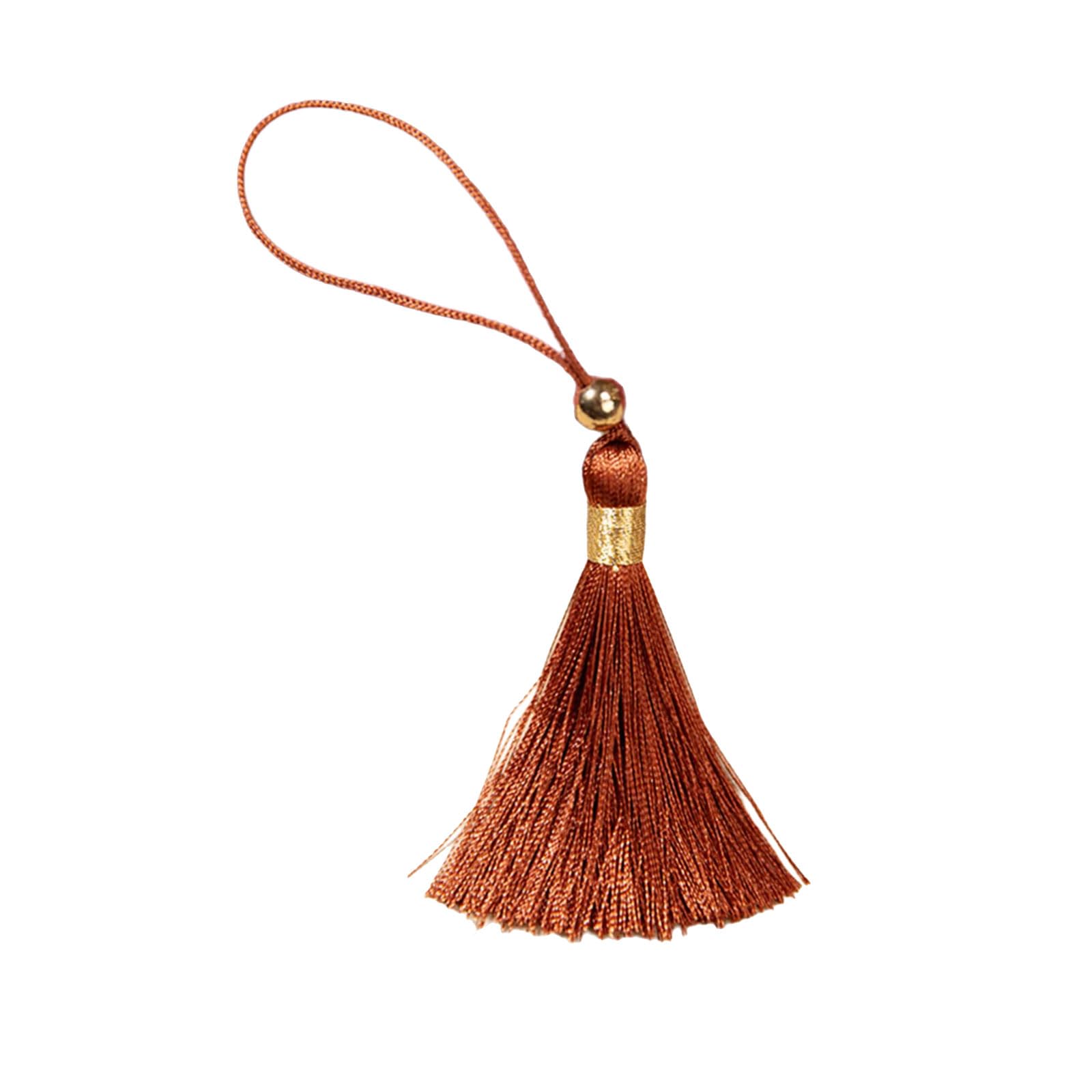 NEWFT Practical Sturdy Polyester Materials Tassels Pendant in Vibranting Color Accesosry for Jewelry and Home Decoration