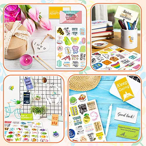 Positive Affirmations Cards & Inspirational Stickers, 400 Unique Motivational Quote Cards Reward Stickers For Kids Adults Encouragement Mini Note Cards For Gifts #TOP5