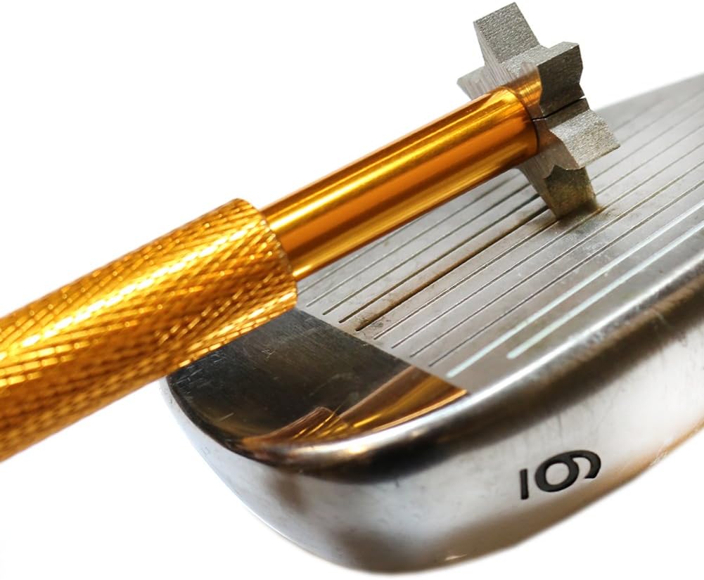 The Elixir Golf Club Groove Sharpener Tool with 6 Cutters