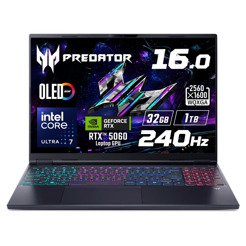 Amazon.co.jp: Acer Core Ultra 7 255HX RTX 5060 OLED 32GB