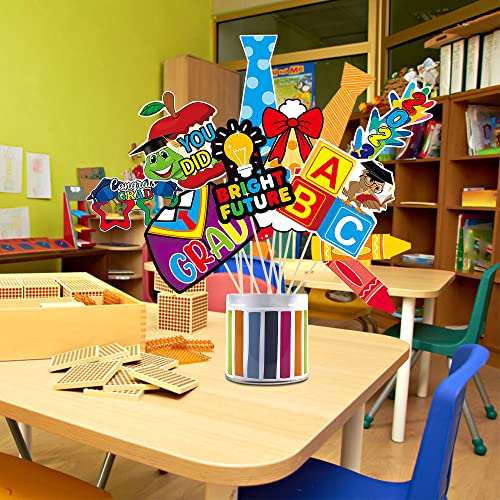 Lucleag 2023 Kindergarten Graduation Photo Booth Props Kit, 30Pcs Preschool Graduation Photo Props For Graduation Photos Decor, Colorful Photo Booth Props For Kindergarten Graduation Party Supplies #TOP3