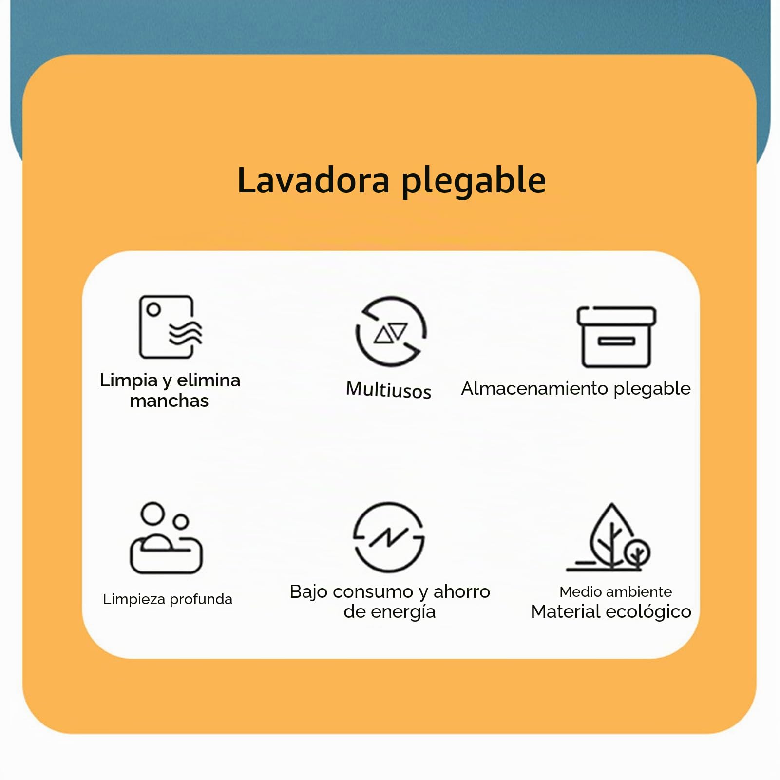 Lavadora Portátil, Mini Lavadora Plegable para Ropa de bebé, Ropa Interior, Artículos Pequeños, Apartamento, Lavandería, Camping, RV, Viajes, Ligera y Fácil de Llevar (Verde)
