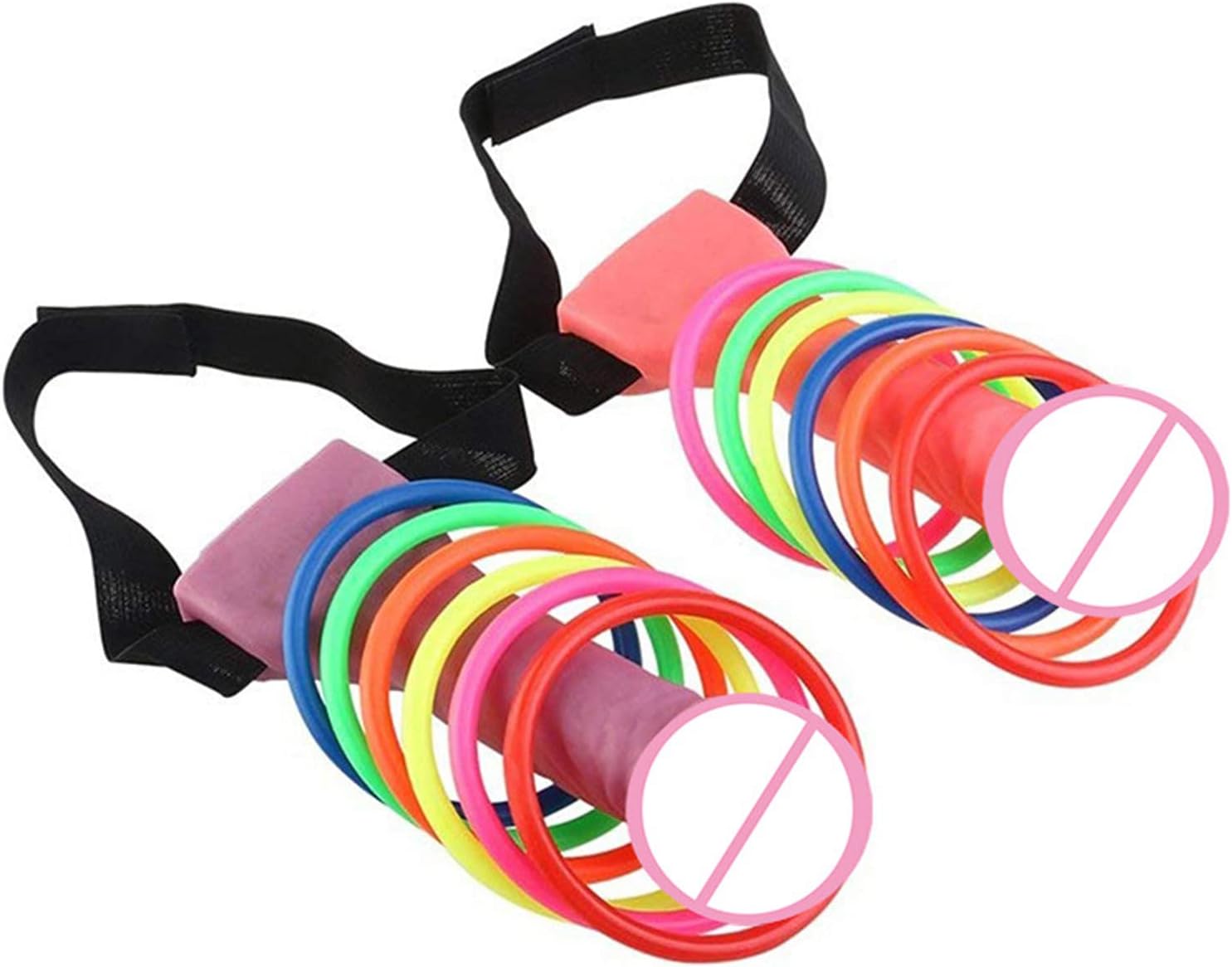 WujiJia 2 Sets Bachelorette Party Ring Toss Game, Hen Party Girls Night Novelty Toy Props Accessories, Simulation Shaped Toss Game for Adult Party : Sports & Outdoors