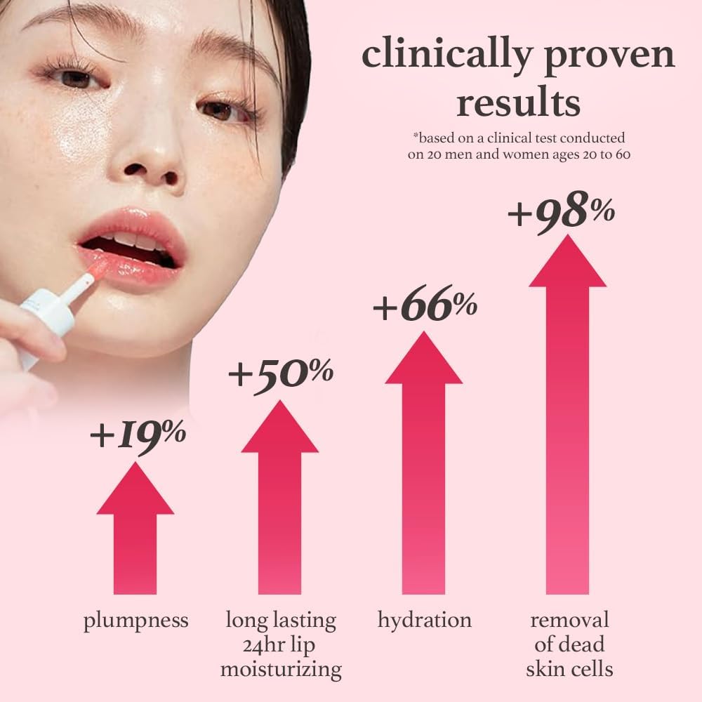 NOONI Korean Lip Oil - Appleberry | Long-Lasting, Moisturizing, Plumping, Revitalizing for Dry Lips, Waterproof, No Peel Off, Hydrating, Nourishing Crystal Clear, Stocking Stuffers...