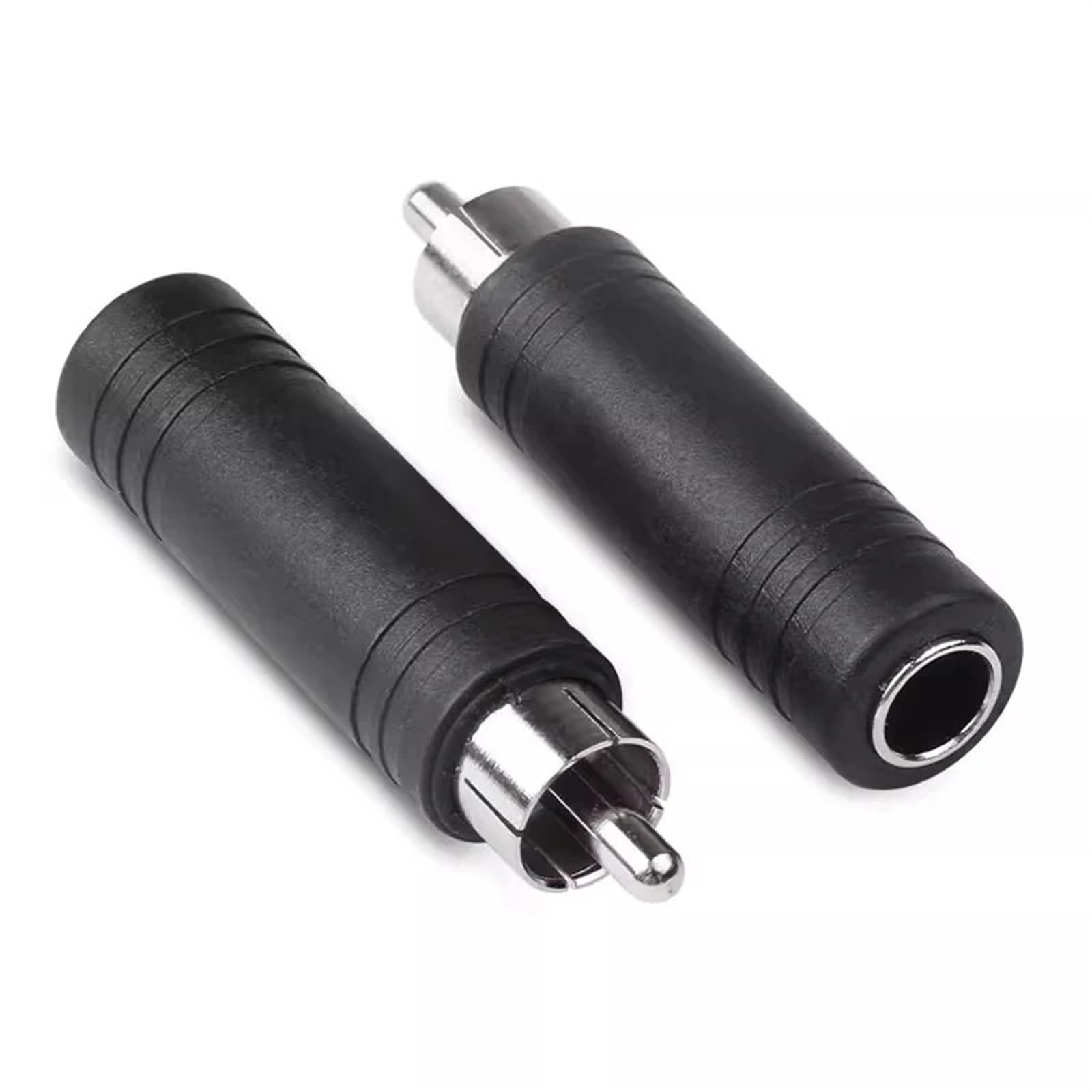 MXXDMOPD 5PCS RCA Male Plug to 6.35 .5mm Female Jack Audio Adapter Converter Connector Socket to Phono Adaptor to(5PCS)