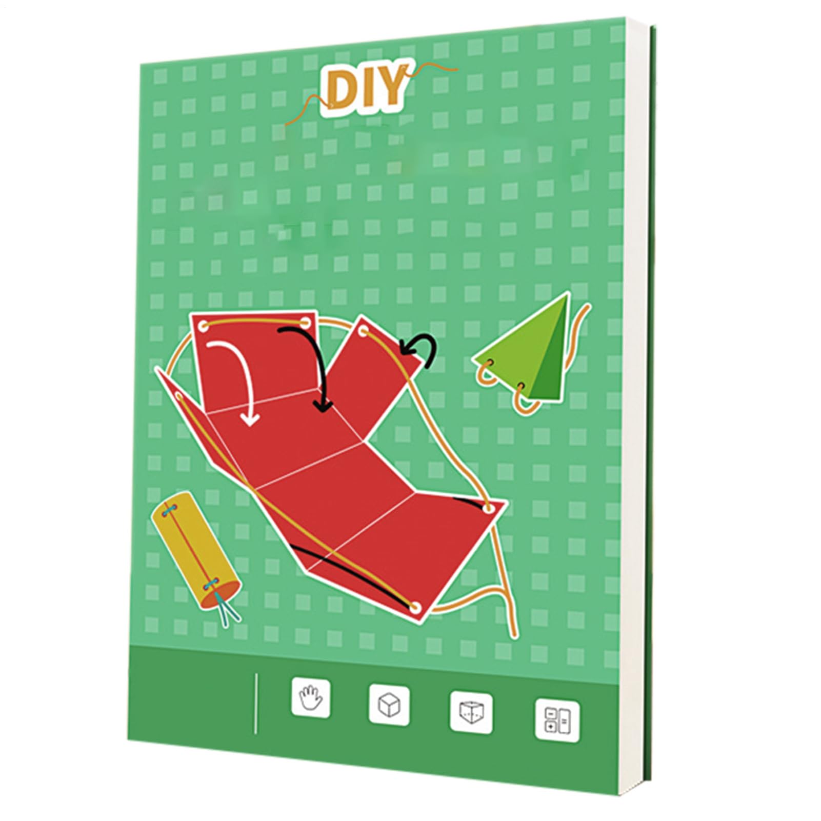 3D Geometry Workbook | Solids Geometric Models Learning Book,Hands-On Skills Development Tool for Home Traveling Kindergarten Schools Indoor