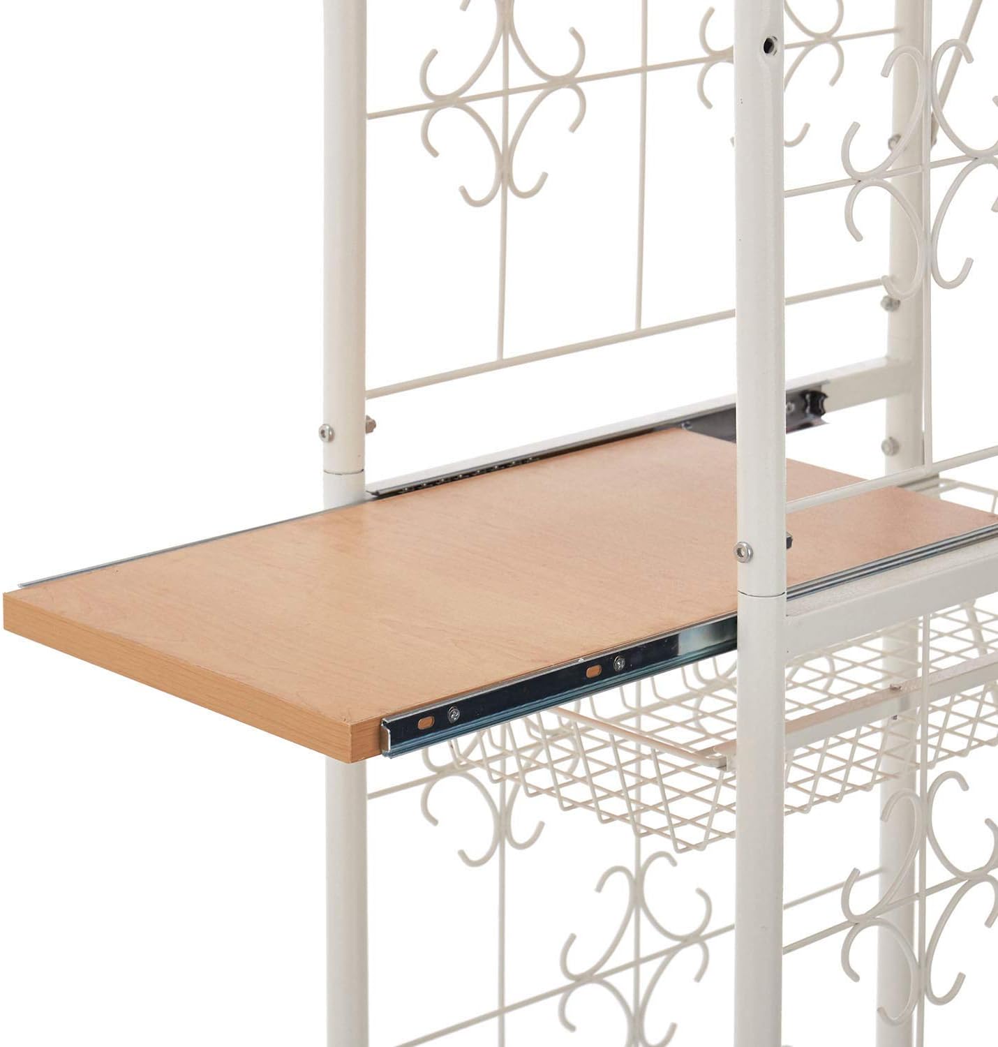 Amazon Co Jp ベルメゾン レンジ台 ダストボックス上 ラック レンジボード ダークブラウン ライトブラウン 幅60cm ホーム キッチン