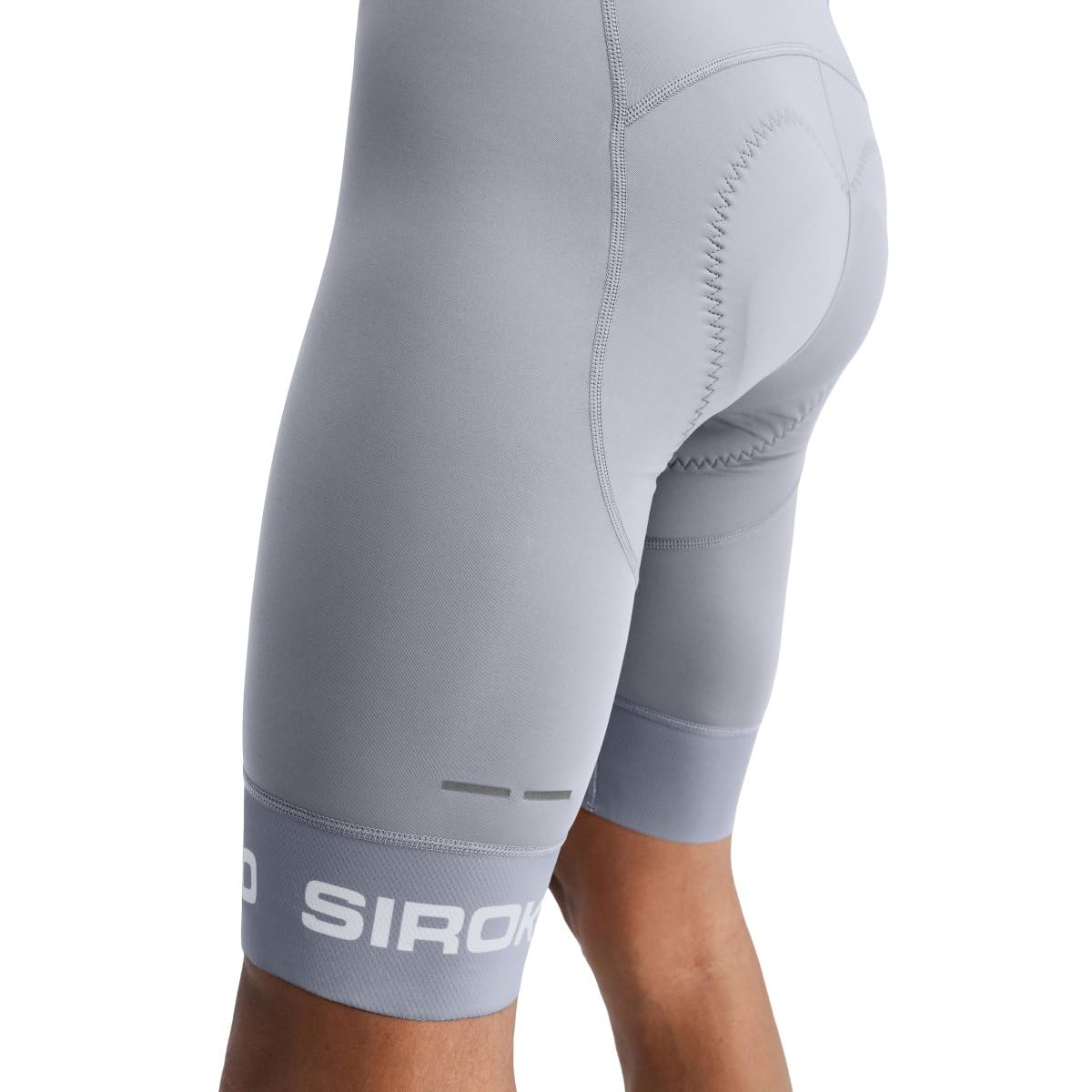 SIROKO Kurze BX Fahrrad-Trägerhose Herren Mehrbahnenschnitt Hohe Kompression Ultrafit Premium-Sitzpolster