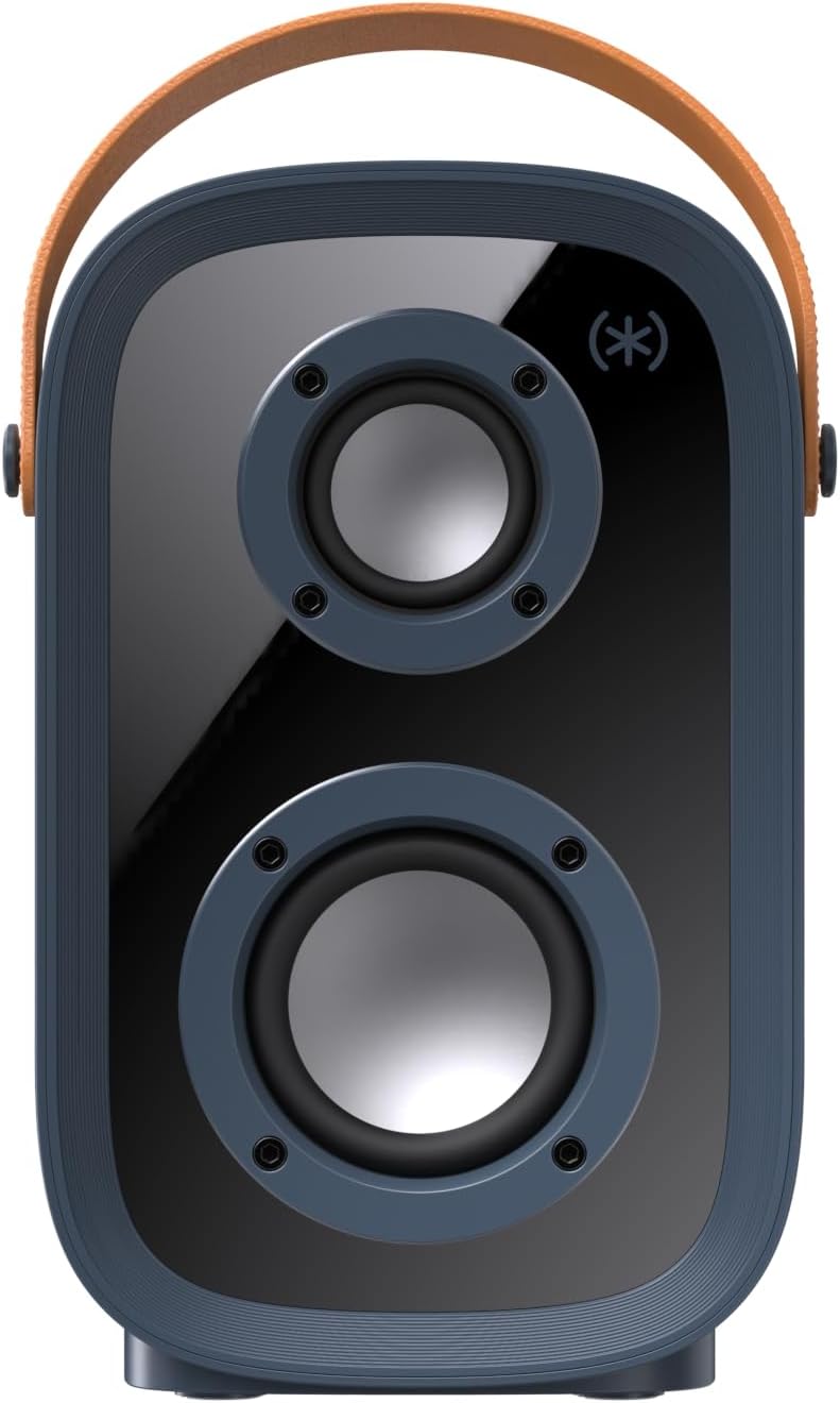 Speck Speaker Gemtones Infinity Speaker Mini - Dark Grey/Chrome/Tan