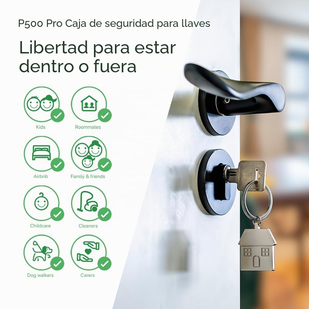 Kidde Supra - Caja guarda llaves de alta seguridad P500 con capacidad para 3/5 llaves