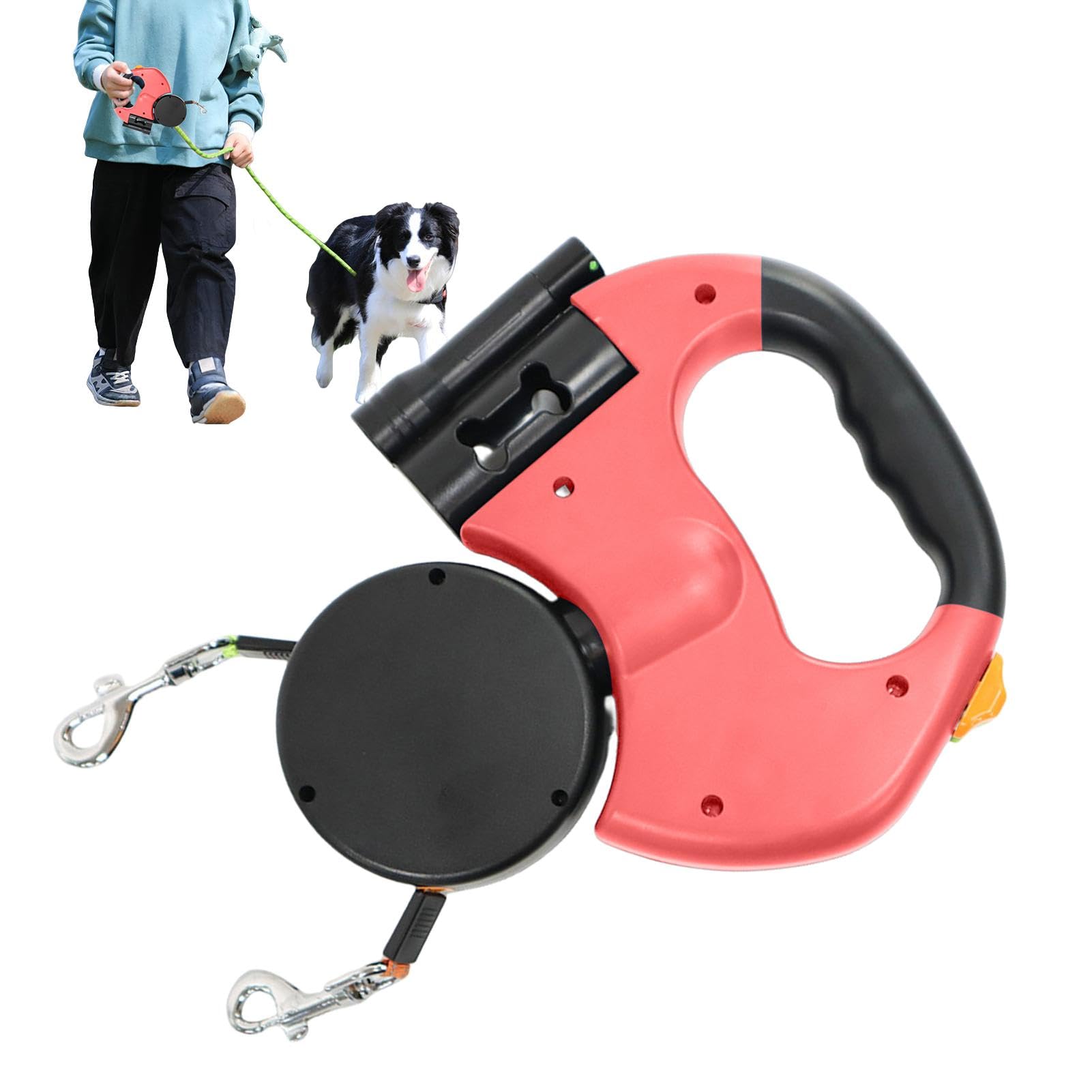 Laisse rétractable pour chien idéale pour voyage et randonnée en plein air