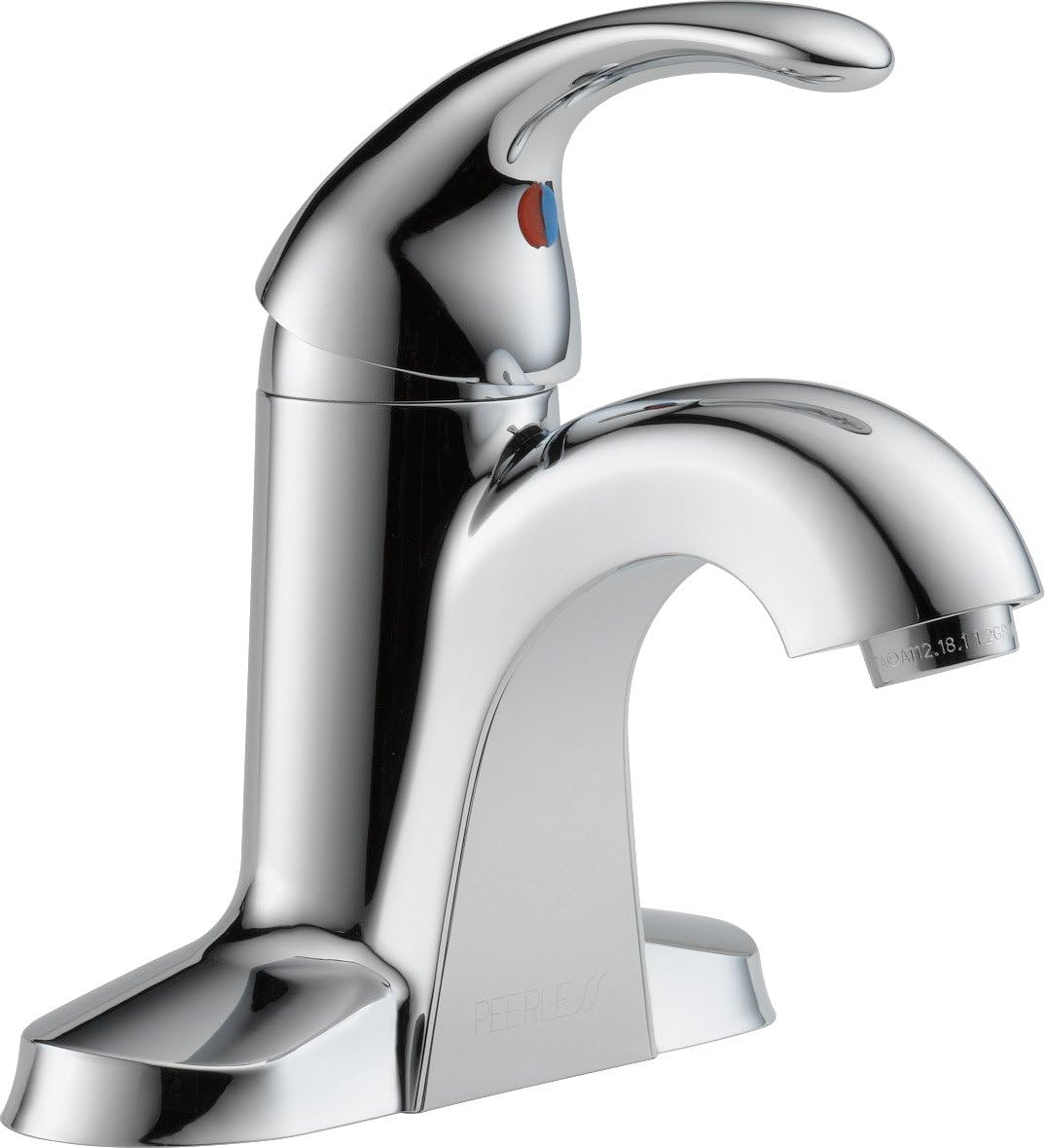 Suреr Sаlе 🛒 Peerless Cheswick Single Hole Bathroom Faucet, Single Handle Bathroom Faucet Chrome, Bathroom Sink Faucet, Drain Assembly, Chrome P188600LF