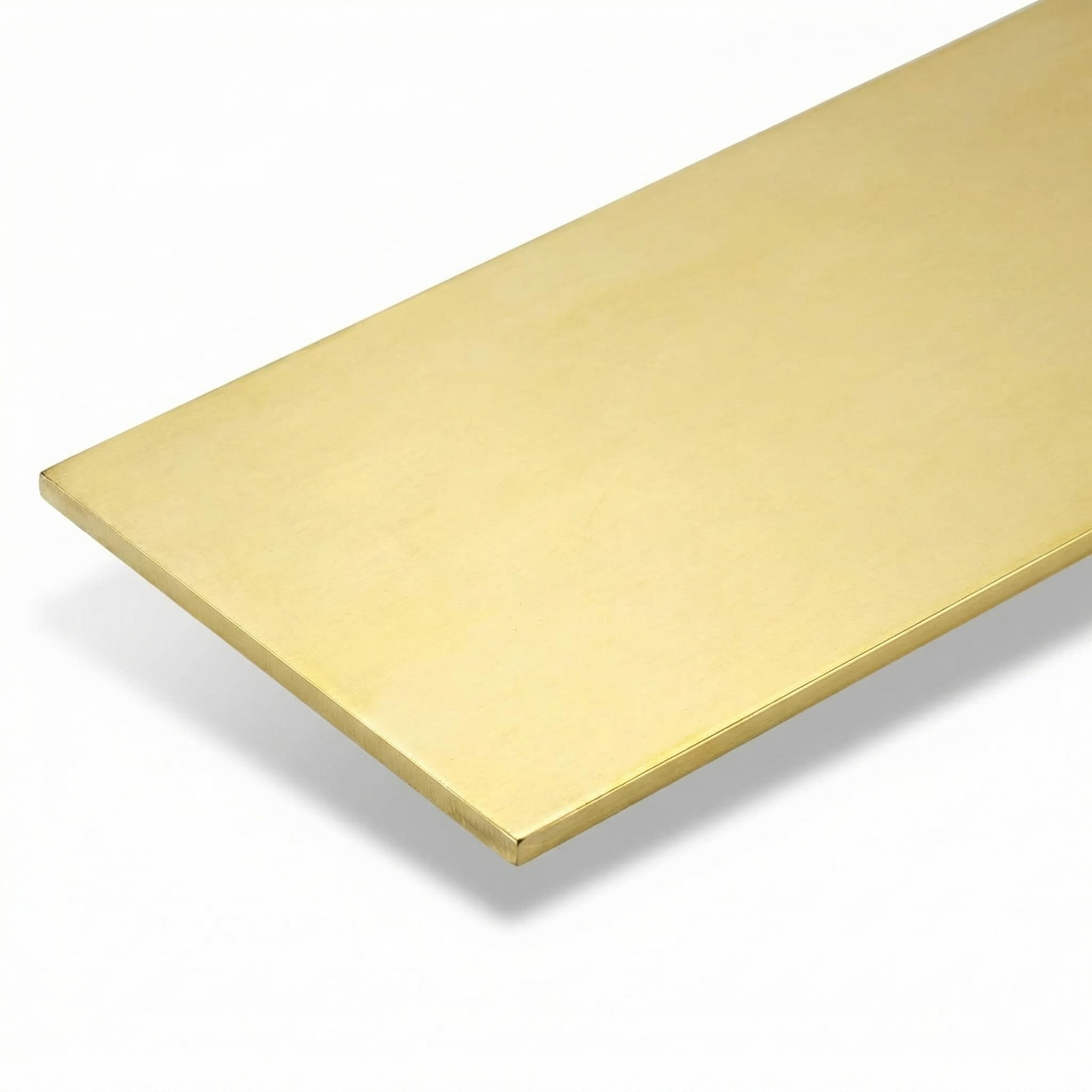 Odporna na korozję blacha mosiężna QWORK H62 (0,5 mm, 100 mm x 300 mm)