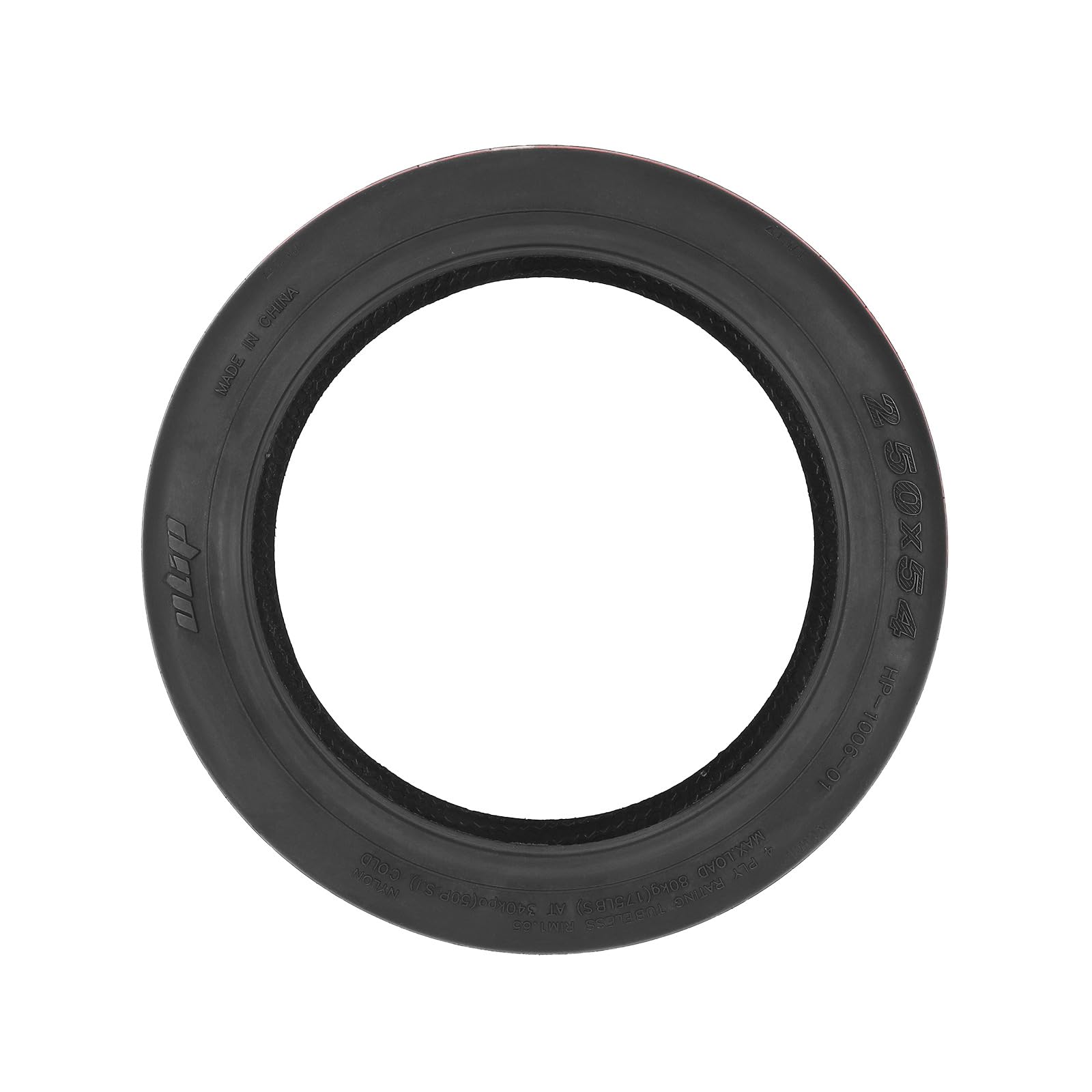 Pneu tubeless 250 x 54 pour trottinette électrique Xiaomi 4, 10 pouces, renforcé, antidérapant et résistant à l'usure