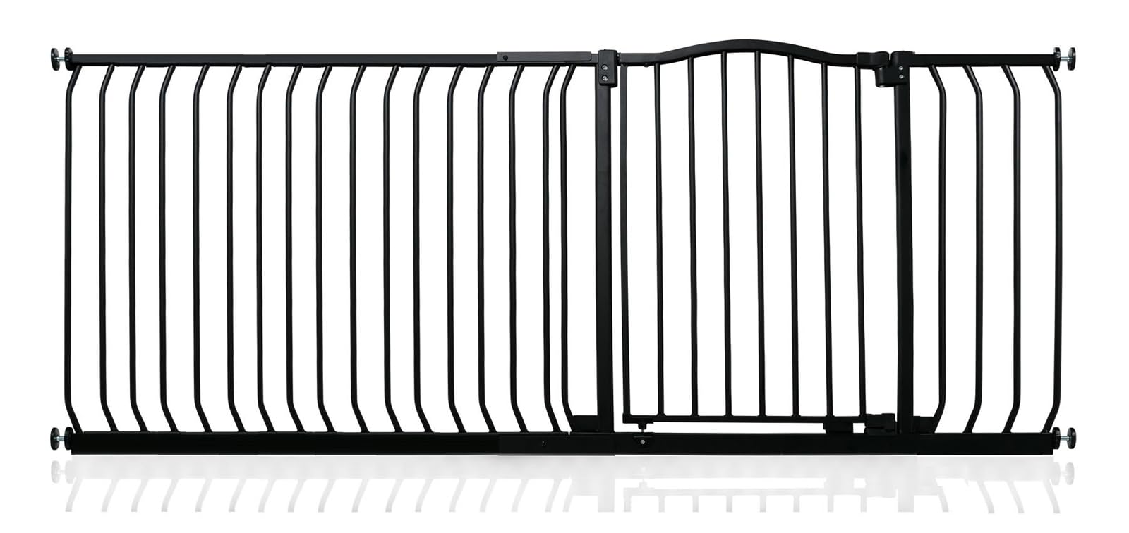Safetots Curved Top Safety Gate, 71cm - 80cm, Matt White, Pressure Fit Stair Gate, Baby Gate for Doors Hallways and Spaces, Safety Barrier, Easy Installation — view 65