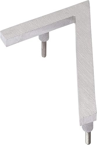 Miniatura 69 de Montague Metal Products MHN-06-F-RB1-9 Números de casa de dirección flotantes modernos de aluminio cepillado sólido, 6 pulgadas, bronce romano Negro