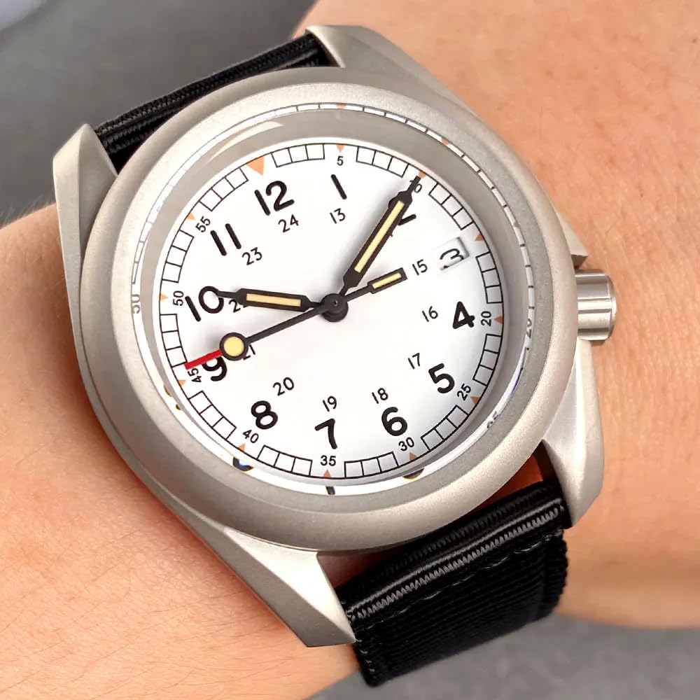 40 mm automatyczny mechaniczny zegarek na rękę ze stali nierdzewnej szafirowy kryształ NH36 mechanizm 200 m wodoodporny zegarek do nurkowania