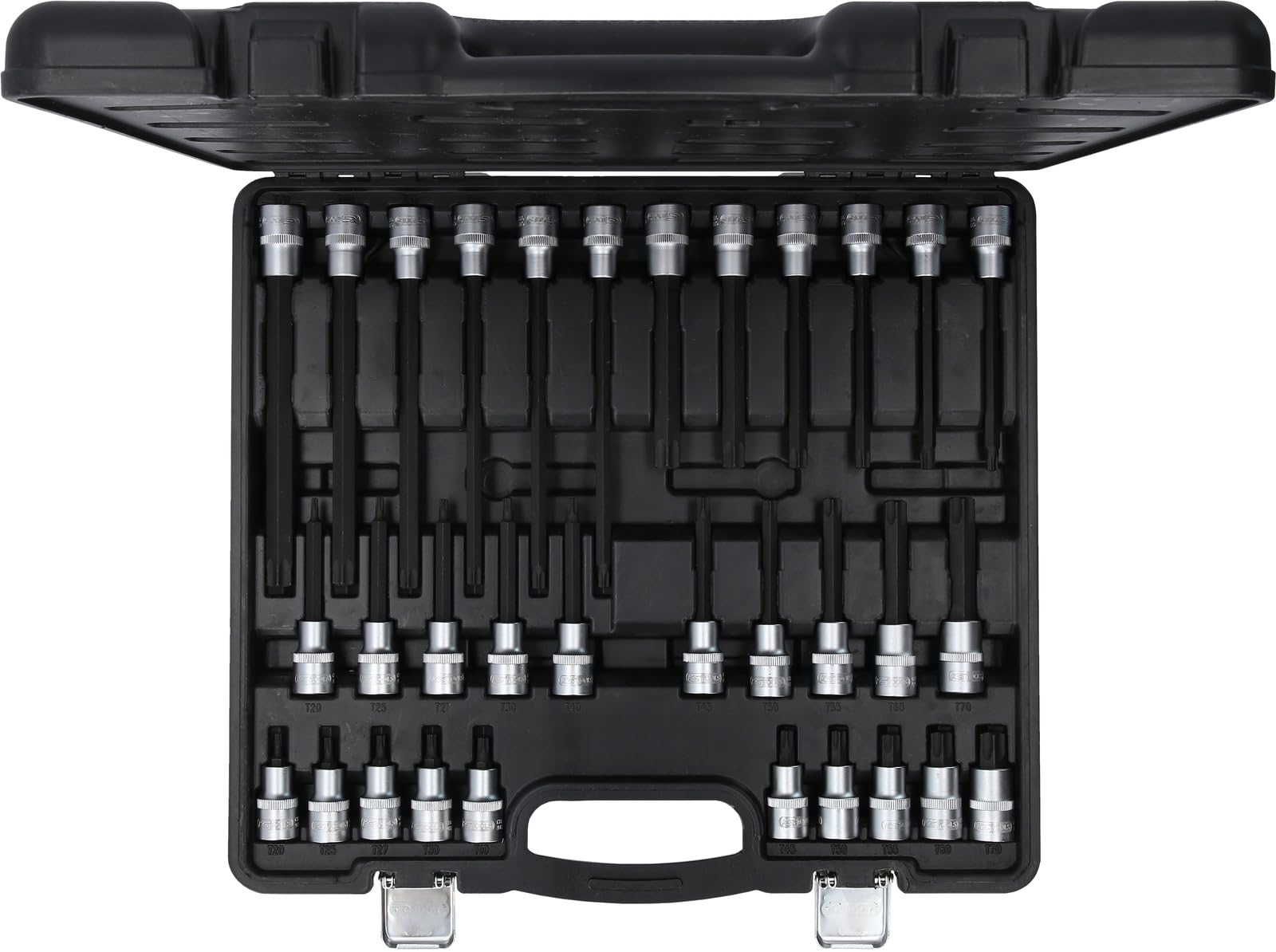 KS Tools 911.4550 EVOLUTION Series 1/2" Bit-Stecknuss-Satz für Torx® Schrauben, 32-tlg