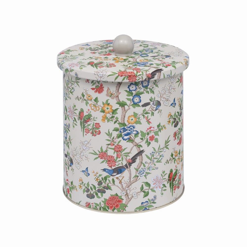 Elite Tins Multi Sanderson Chinoiserie Hall Medium Biscuit Barrel - 150(D) X 173Mm