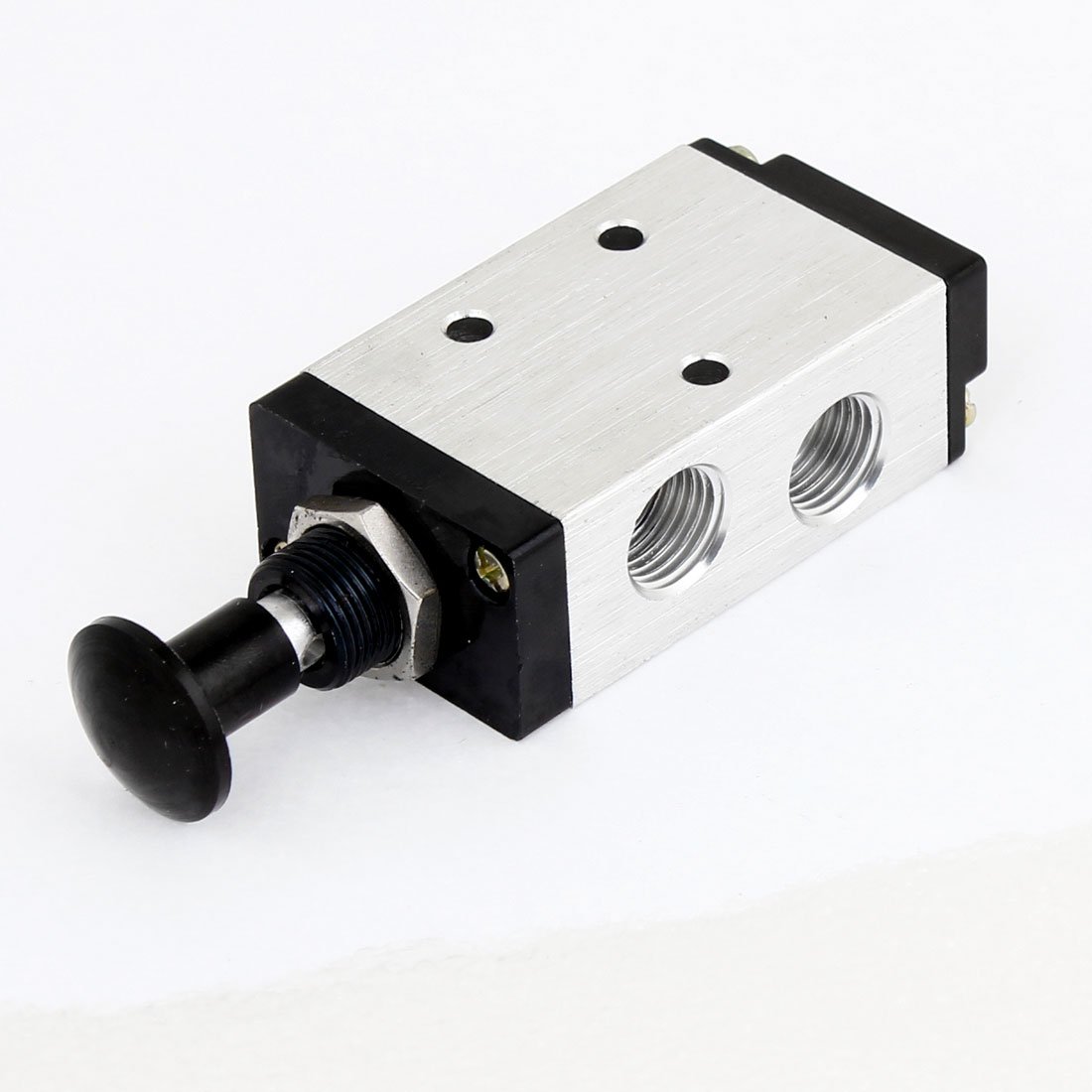 Cilindro de aire para regular presión con válvula solenoide manual de dos vías 1