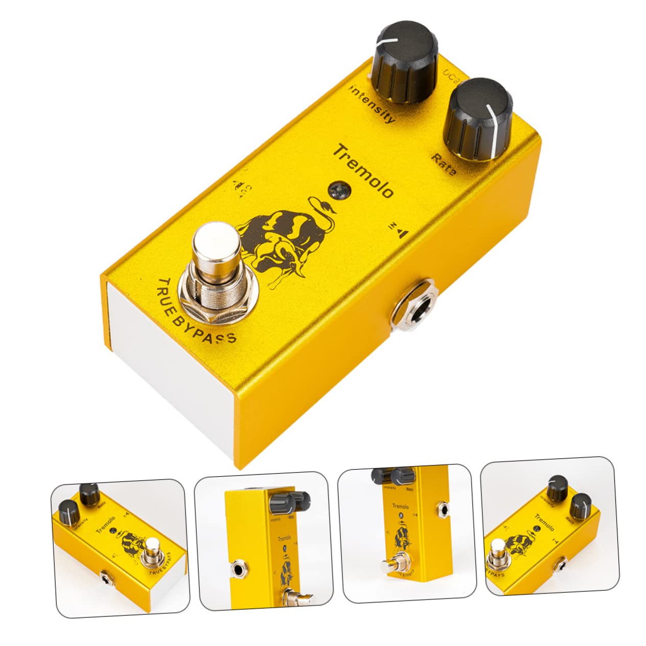 Abaodam 2 Pezzi Amplificatore Pedale Effetti Chitarra Singolo Blocco Pedale Effetto Bypass Amplificatore Valvolare