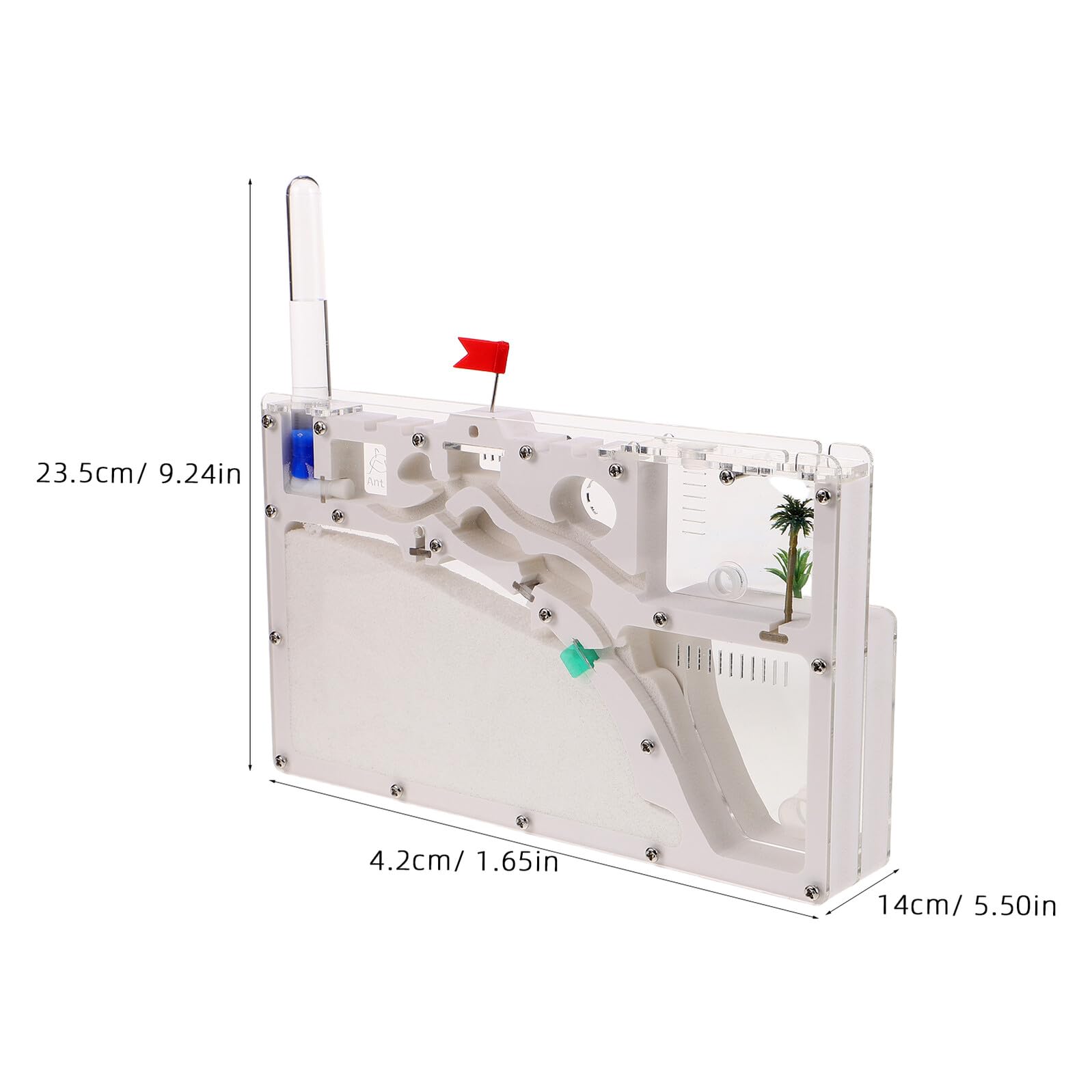 iplusmile Juguetes Ecoeducativos Hormiguero de Observación para Insectos Kit de Experimentos Científicos para Aprender Interiores y Exteriores Hábitat Ecológico