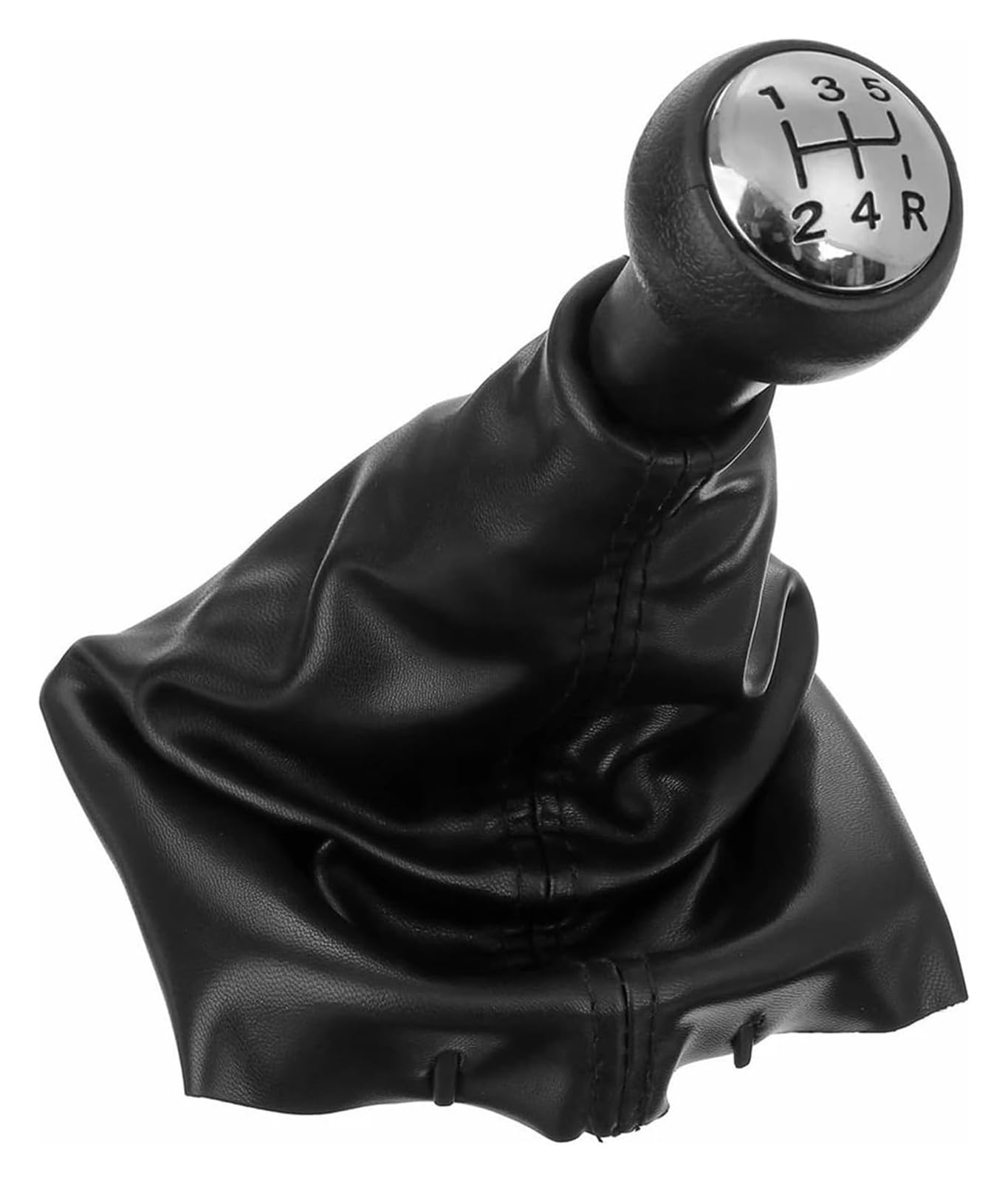 Fncvtm One Color Gear Shifter Knobs For Peugeot 207 307 307Cc 308 Gear Shifter Knob Stick Cover 5-Speed Pu Leather Shift Gaiter Boot