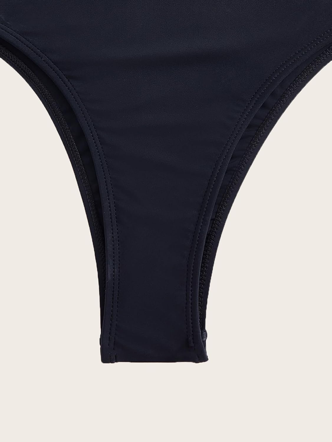 Women's 2 Piece Bathing Suit 3D Floral One Shoulder Swimsuit with Cover Up Skirt - Image 5