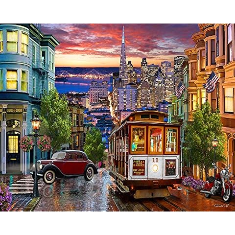 Vermont Christmas San Francisco Trolley Puzzle Cover