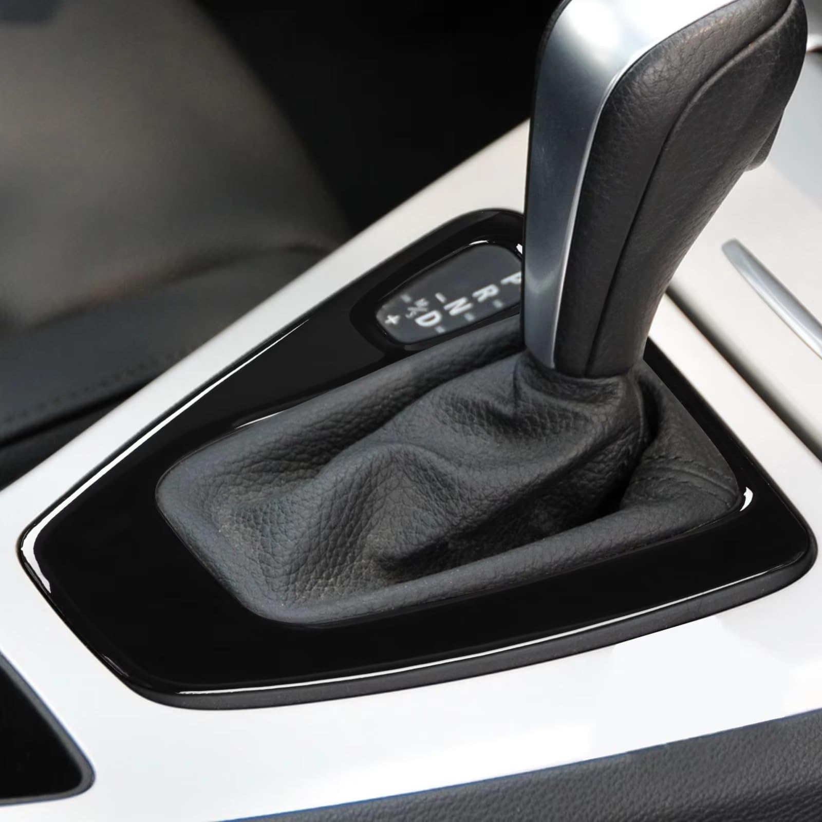 Per BMW E90 E92 E93 Serie 3 Realizzato in Alcantara Console centrale Pannello CD Cornice Trim Adesivi Performance Accessori interni auto  34