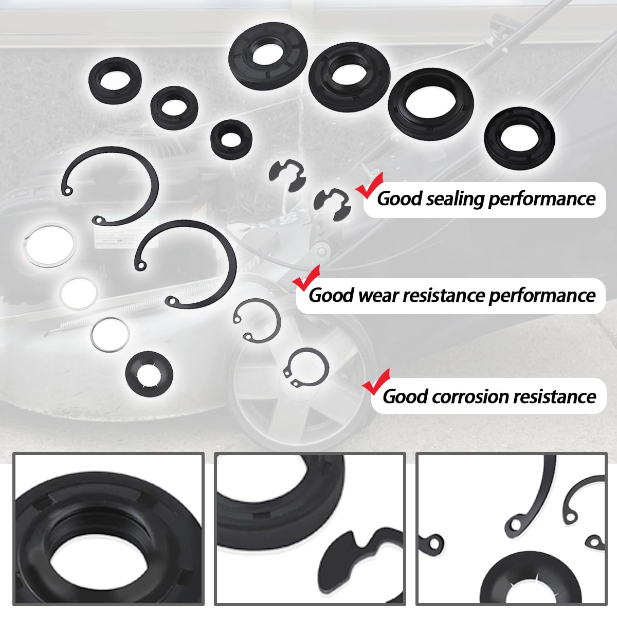 Amazon.com: 70853 Overhaul Rebuild Seal Kit, Seal and Retaining