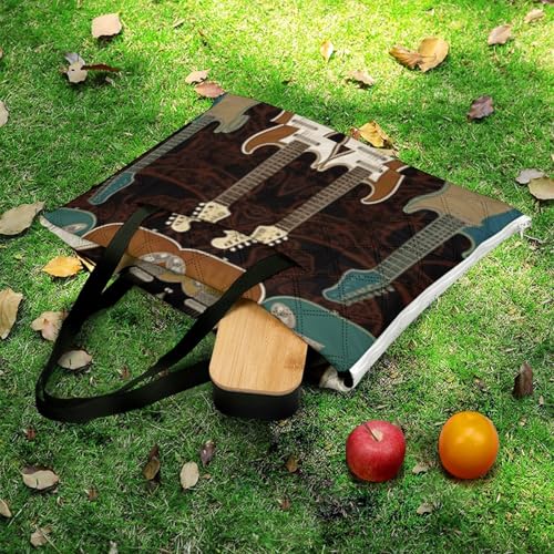 Tapis d'intérieur et couverture de plage pliable guitare - 6