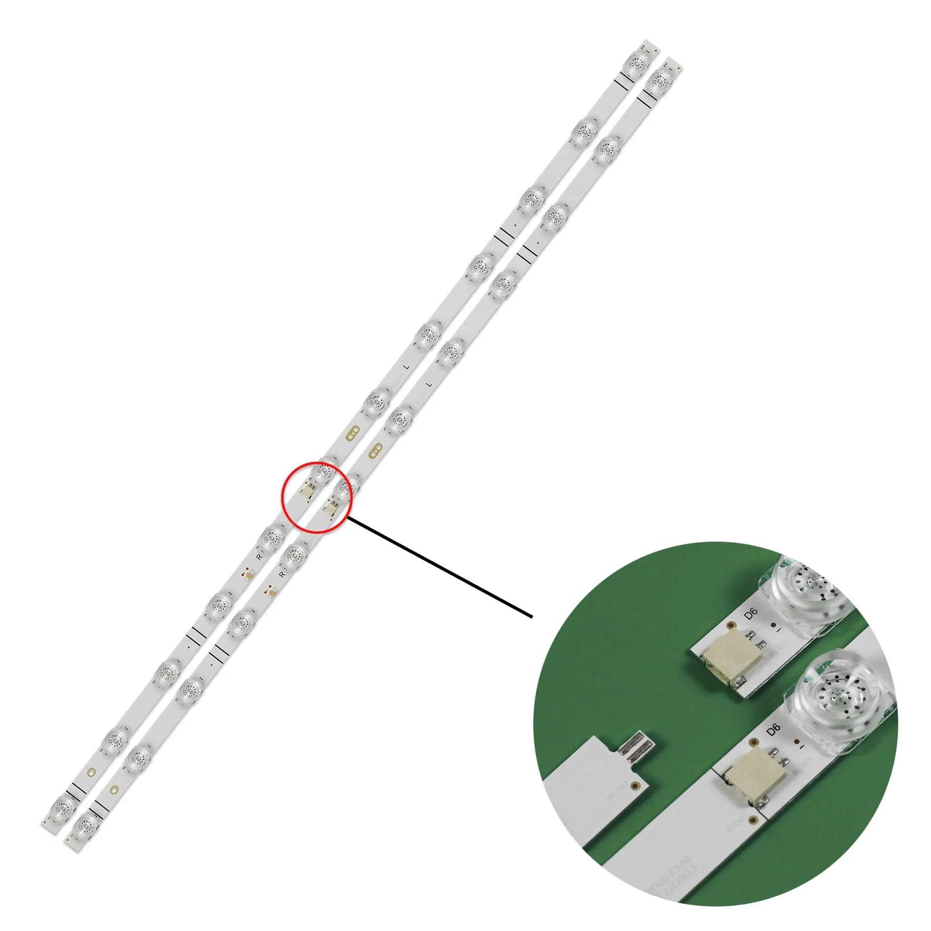 eufeifeiegds 10PCS 20PCS Led-hintergrundbeleuchtung streifen 12 lampe CRH-BX43X13030120202BREV 1,2 JL.D425C1330-003AS-M_V03 for 43h4000gm 43h4030f3(5 set)