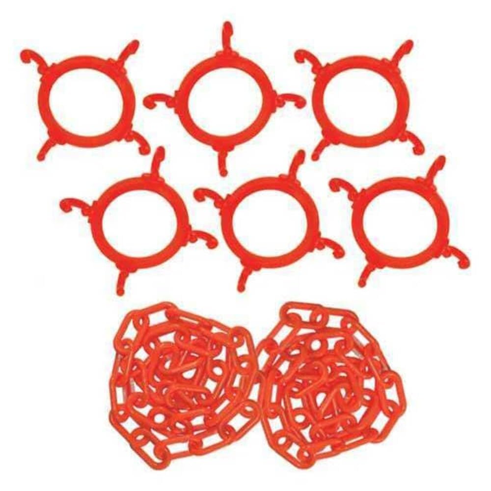 Sr. Cadena 97413-kit Kit Conector cadena de cono tráfico, naranja