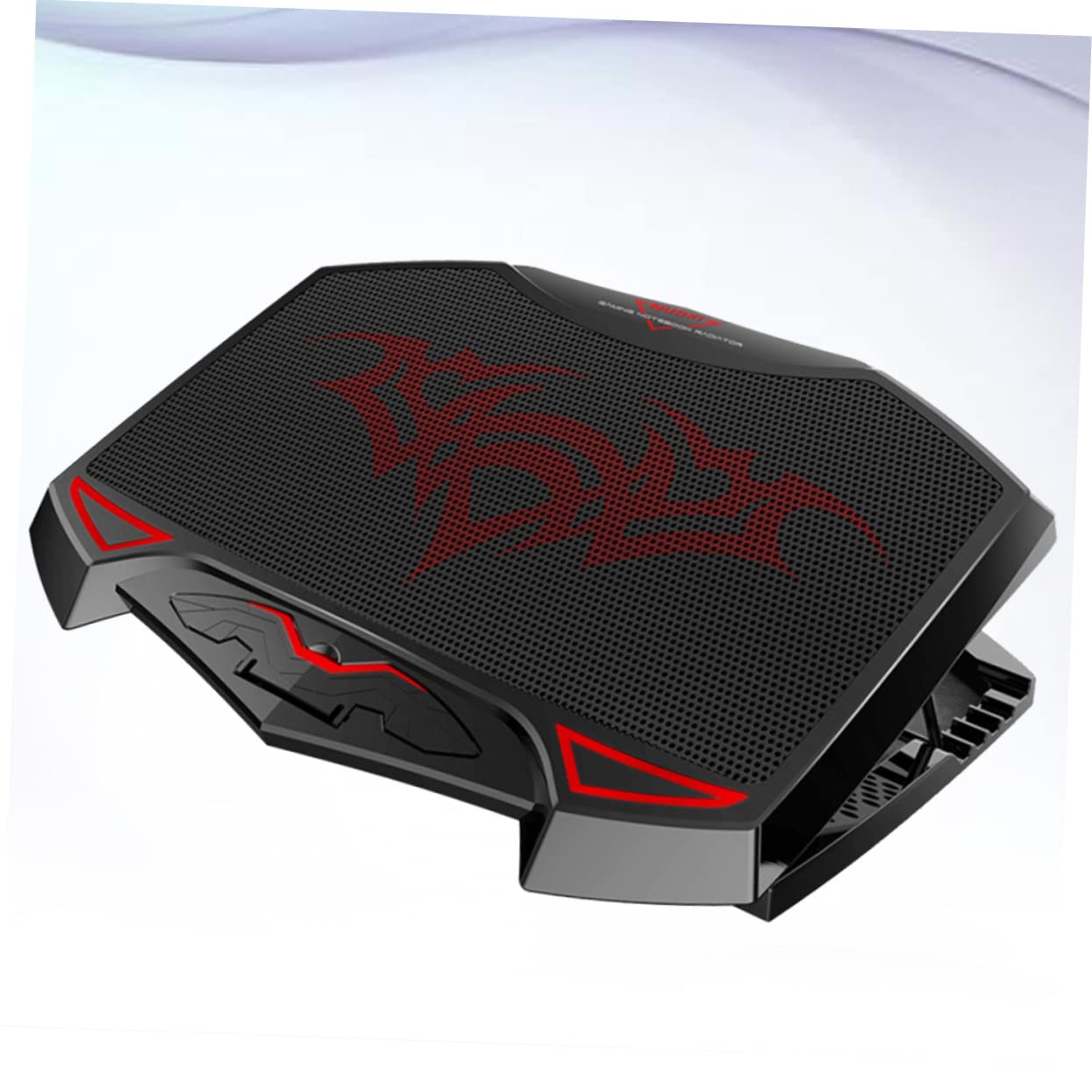 iplusmile 220v Cooling Pad Per Laptop Silenziosa e Regolabile Ergonomico Per Notebook Design Antiscivolo Per Uso Domestico e Nero