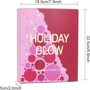 Makeup Calendar 2025 24 Days Cosmetic Advent Set Christmas Calendar Advent Makeup Set - Layered Drawer Design for Adults Holiday New Year Party Favors Wedding Dating Office School Shopping